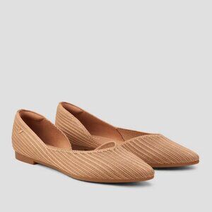 Vivaia Pointed-Toe D'Orsay Flats (Melia)